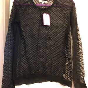 Sheer stretchy sweater